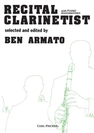 RECITAL CLARINETIST BOOK cover